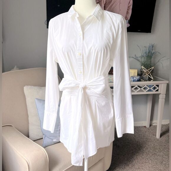 J. Jill Tops - JJill white button down shirt